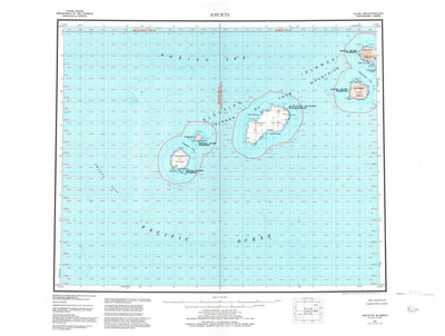 United States Geological Survey Amukta, AK (1951, 250000-Scale) digital map