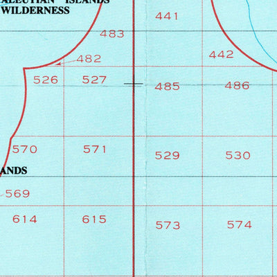 United States Geological Survey Amukta, AK (1951, 250000-Scale) digital map
