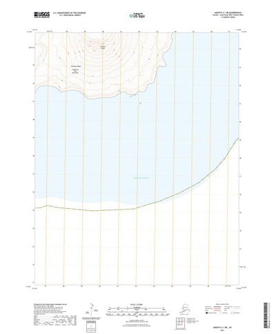 United States Geological Survey Amukta C-1 NE, AK (2021, 25000-Scale) digital map
