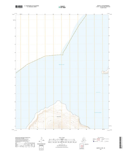 United States Geological Survey Amukta C-4 SW, AK (2021, 25000-Scale) digital map