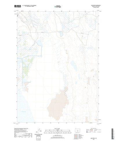 United States Geological Survey Ana River, OR (2020, 24000-Scale) digital map