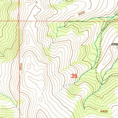 United States Geological Survey Anaconda South, MT (1996, 24000-Scale) digital map