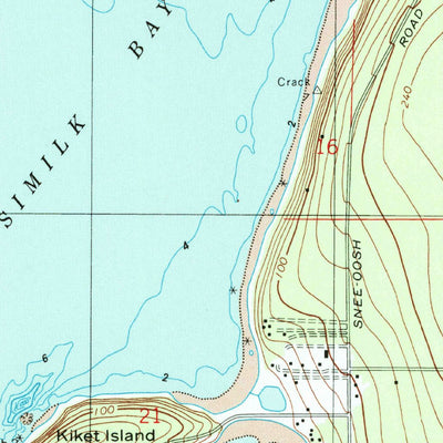 United States Geological Survey Anacortes South, WA (1998, 24000-Scale) digital map