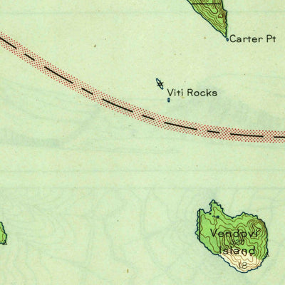 United States Geological Survey Anacortes, WA (1943, 62500-Scale) digital map