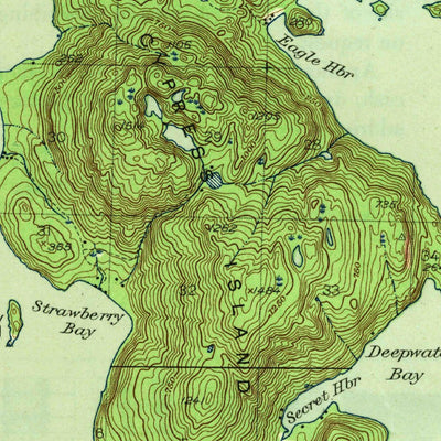 United States Geological Survey Anacortes, WA (1943, 62500-Scale) digital map