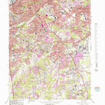 United States Geological Survey Anacostia, DC-MD (1965, 24000-Scale) digital map