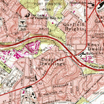 United States Geological Survey Anacostia, DC-MD (1965, 24000-Scale) digital map
