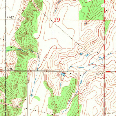 United States Geological Survey Anadarko East, OK (1968, 24000-Scale) digital map