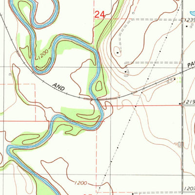 United States Geological Survey Anadarko West, OK (1979, 24000-Scale) digital map