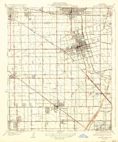 United States Geological Survey Anaheim, CA (1935, 31680-Scale) digital map