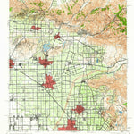 United States Geological Survey Anaheim, CA (1942, 62500-Scale) digital map