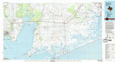United States Geological Survey Anahuac, TX (1983, 100000-Scale) digital map