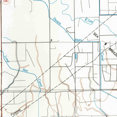 United States Geological Survey Anahuac, TX (1983, 100000-Scale) digital map