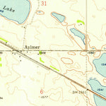 United States Geological Survey Anamoose, ND (1958, 24000-Scale) digital map