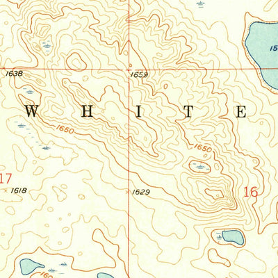 United States Geological Survey Anamoose, ND (1958, 24000-Scale) digital map