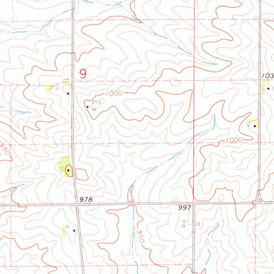 United States Geological Survey Anamosa NE, IA (1973, 24000-Scale) digital map