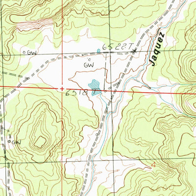 United States Geological Survey Anastacio Spring, NM (1985, 24000-Scale) digital map