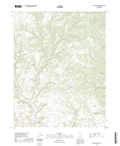 United States Geological Survey Anastacio Spring, NM (2023, 24000-Scale) digital map