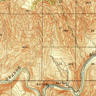 United States Geological Survey Anatone, WA (1946, 62500-Scale) digital map