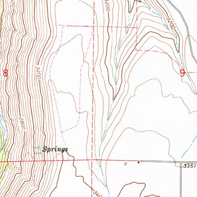United States Geological Survey Anatone, WA (1971, 24000-Scale) digital map