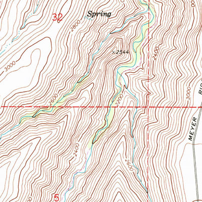 United States Geological Survey Anatone, WA (1971, 24000-Scale) digital map