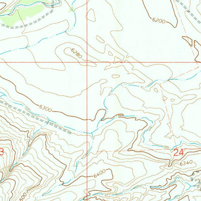 United States Geological Survey Anchor Reservoir, WY (1965, 24000-Scale) digital map