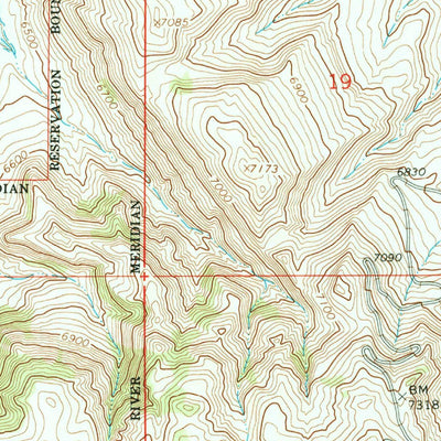 United States Geological Survey Anchor Reservoir, WY (1965, 24000-Scale) digital map