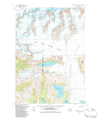 United States Geological Survey Anchorage A-1, AK (1960, 63360-Scale) digital map