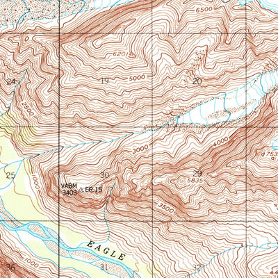 United States Geological Survey Anchorage A-6, AK (1960, 63360-Scale) digital map