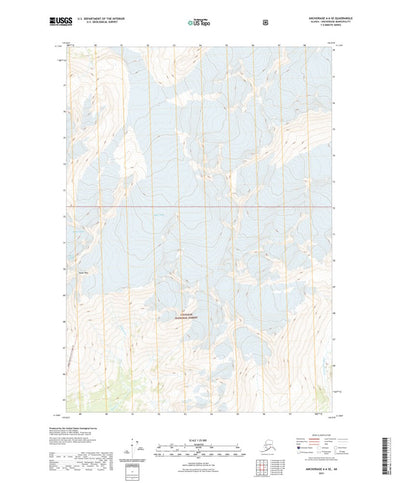 United States Geological Survey Anchorage A-6 SE, AK (2021, 25000-Scale) digital map
