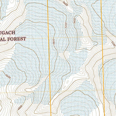 United States Geological Survey Anchorage A-6 SE, AK (2021, 25000-Scale) digital map