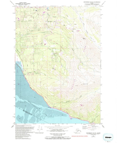 United States Geological Survey Anchorage A-7 NE, AK (1979, 25000-Scale) digital map