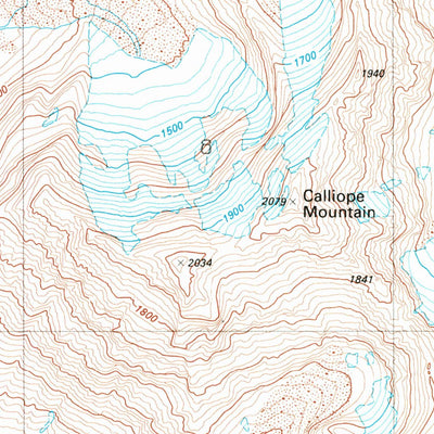 United States Geological Survey Anchorage A-7 NE, AK (1993, 25000-Scale) digital map