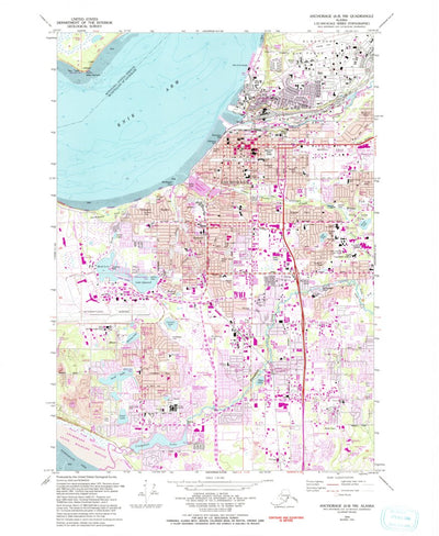 United States Geological Survey Anchorage A-8 NW, AK (1979, 25000-Scale) digital map