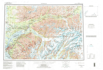 United States Geological Survey Anchorage, AK (1962, 250000-Scale) digital map