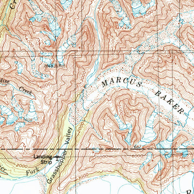 United States Geological Survey Anchorage, AK (1962, 250000-Scale) digital map