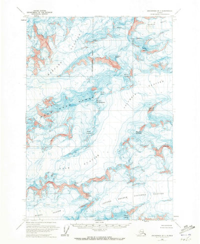 United States Geological Survey Anchorage B-1, AK (1960, 63360-Scale) digital map