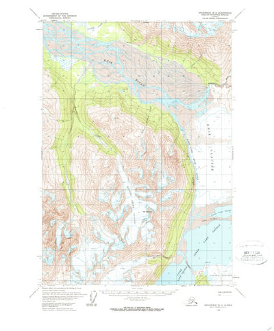 United States Geological Survey Anchorage B-5, AK (1960, 63360-Scale) digital map