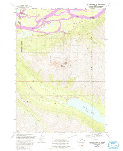 United States Geological Survey Anchorage B-6 NW, AK (1979, 25000-Scale) digital map