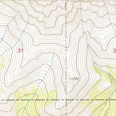 United States Geological Survey Anchorage B-6 NW, AK (1979, 25000-Scale) digital map