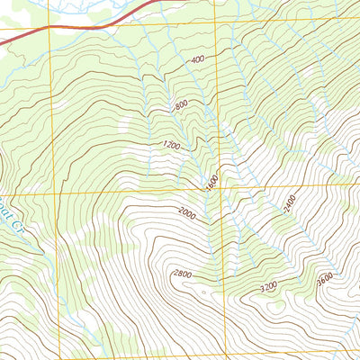 United States Geological Survey Anchorage B-6 NW, AK (2016, 25000-Scale) digital map