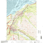 United States Geological Survey Anchorage B-7, AK (1994, 63360-Scale) digital map