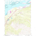 United States Geological Survey Anchorage B-7 NE, AK (1979, 25000-Scale) digital map