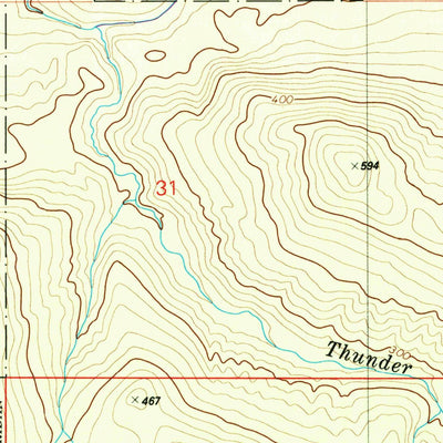 United States Geological Survey Anchorage B-7 NE, AK (1979, 25000-Scale) digital map