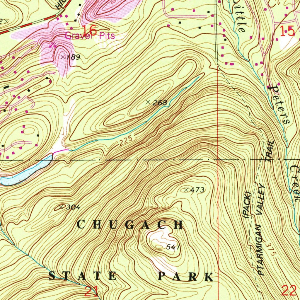Anchorage B 7 NW AK 1979 25000 Scale - United States Geological Survey Anchorage B 7 Nw Ak 1979 25000 Scale Digital Map 37049724469404 