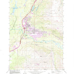 United States Geological Survey Anchorage B-7 SW, AK (1979, 25000-Scale) digital map