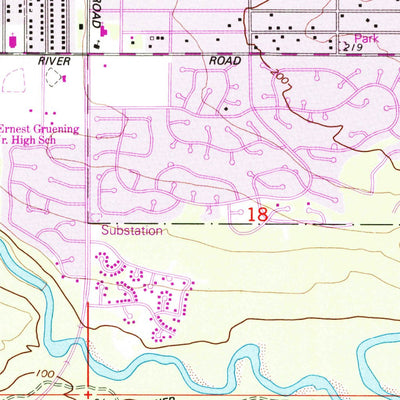 United States Geological Survey Anchorage B-7 SW, AK (1979, 25000-Scale) digital map