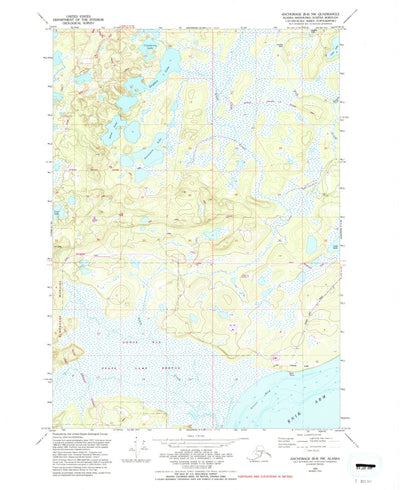 United States Geological Survey Anchorage B-8 NW, AK (1979, 25000-Scale) digital map