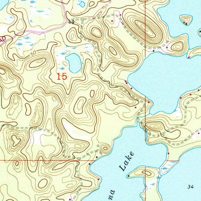 United States Geological Survey Anchorage B-8 NW, AK (1979, 25000-Scale) digital map