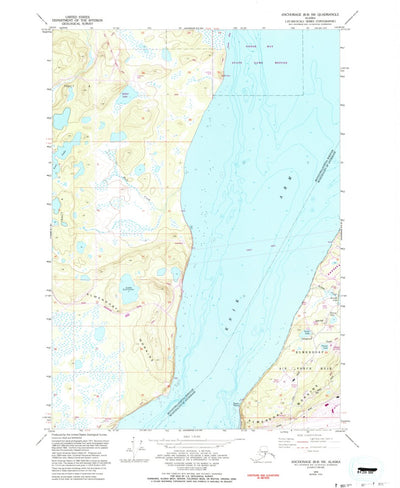 United States Geological Survey Anchorage B-8 SW, AK (1979, 25000-Scale) digital map